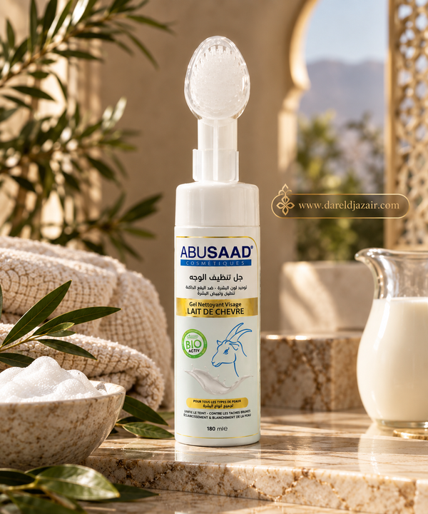 Gel Nettoyant Visage Abusaad au Lait de Chèvre, 180 ml – Dar el Djazair