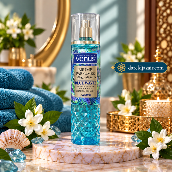 Brume Parfumée Blue Waves Venus, Corps & Cheveux 250 ml – Dar el Djazair