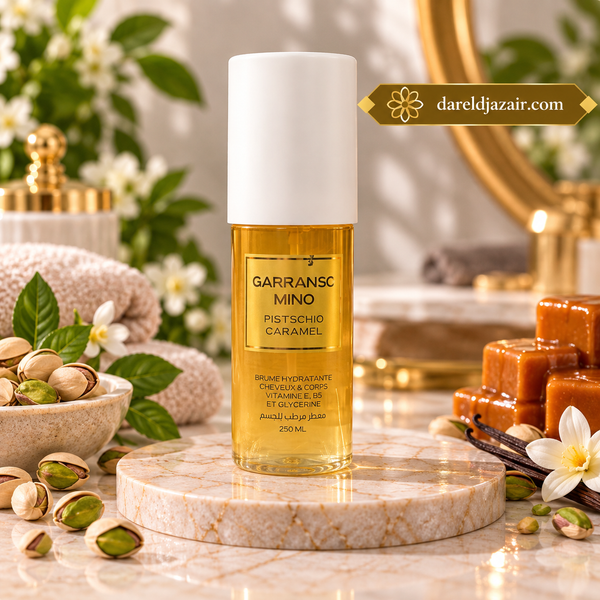 Garranso Mino Pistachio Caramel, Brume Hydratante Cheveux & Corps 250 ml – Dar el Djazair
