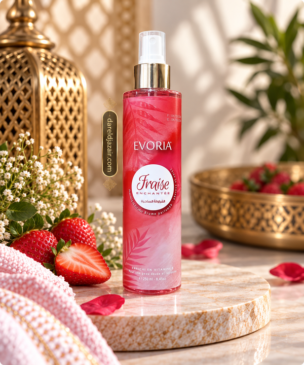 EVORIA Fraise Enchantée, Brume Parfumée à la Fraise 250 ml – Dar el Djazair