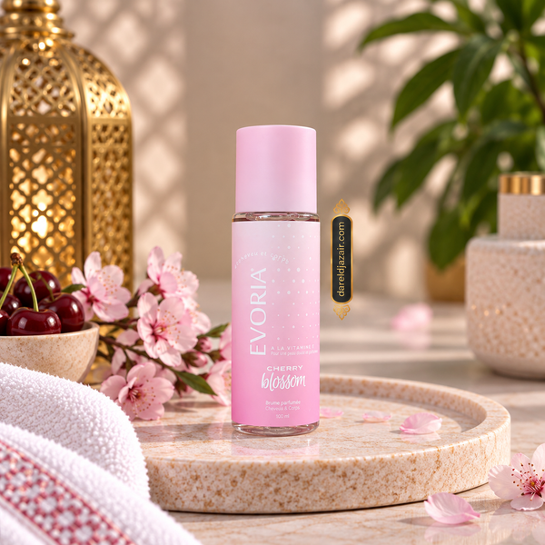 EVORIA Cherry Blossom, Brume Parfumée Cheveux & Corps 100 ml – Dar el Djazair