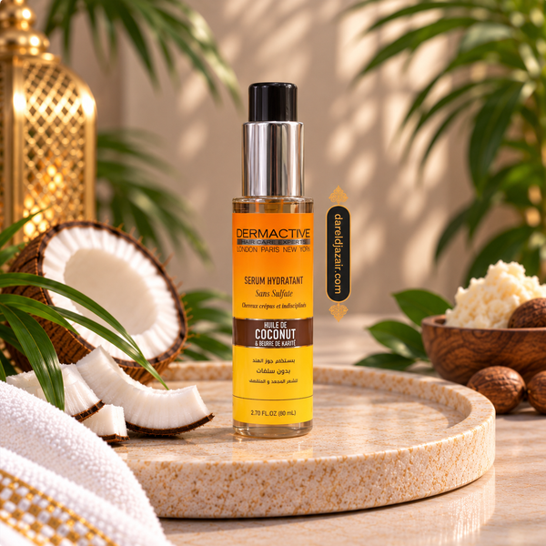 Dermactive Sérum Hydratant Coco & Beurre de Karité, Cheveux 80 ml – Dar el Djazair