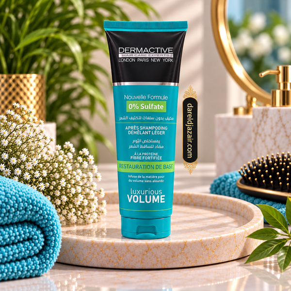 Dermactive Luxurious Volume, Après-Shampoing Démêlant Léger Sans Sulfate 250 ml – Dar el Djazair