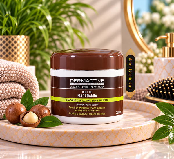Masque Capillaire à l’Huile de Macadamia, Dermactive 250 ml – Dar el Djazair