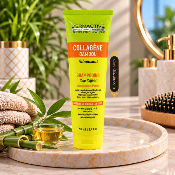 Shampooing Volumisant Collagène & Bambou Dermactive 250 ml – Dar el Djazair