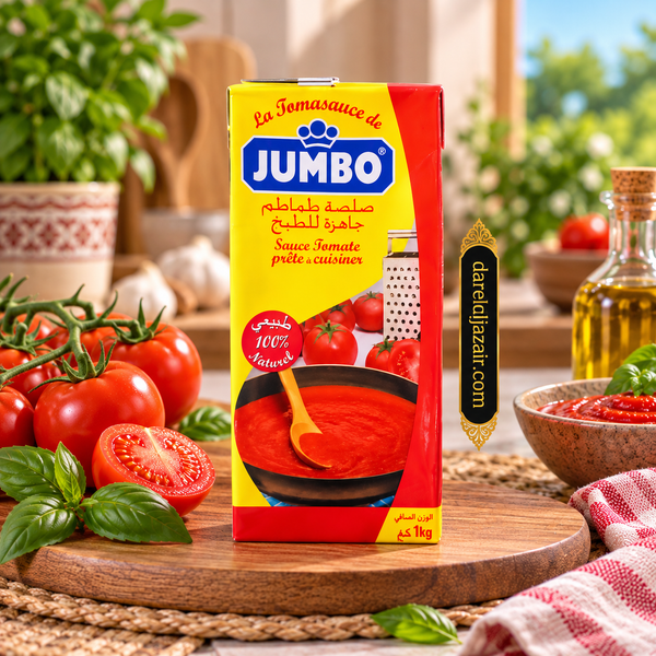 Sauce Tomate JUMBO, Prête à cuisiner 1 kg – Dar el Djazair