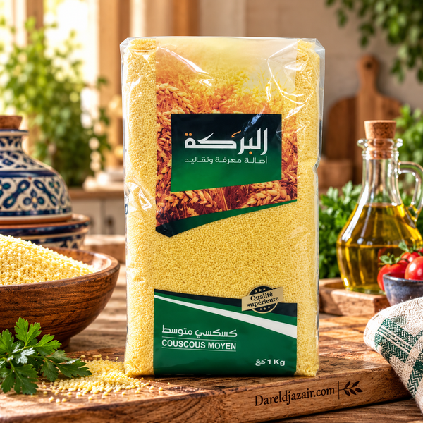 Baraka Couscous Moyen, 1 kg – Dar el Djazair