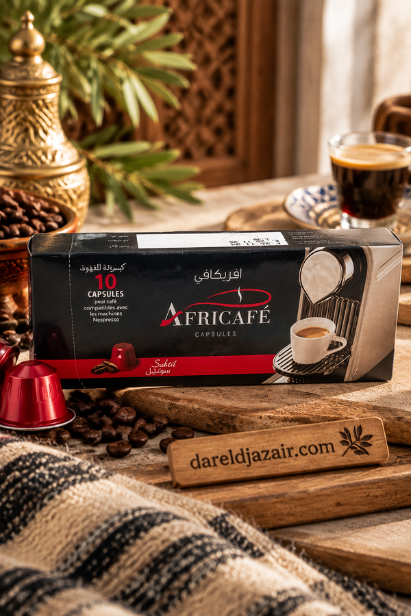Café Africafé Subtil, 10 capsules compatibles Nespresso – Dar el Djazair