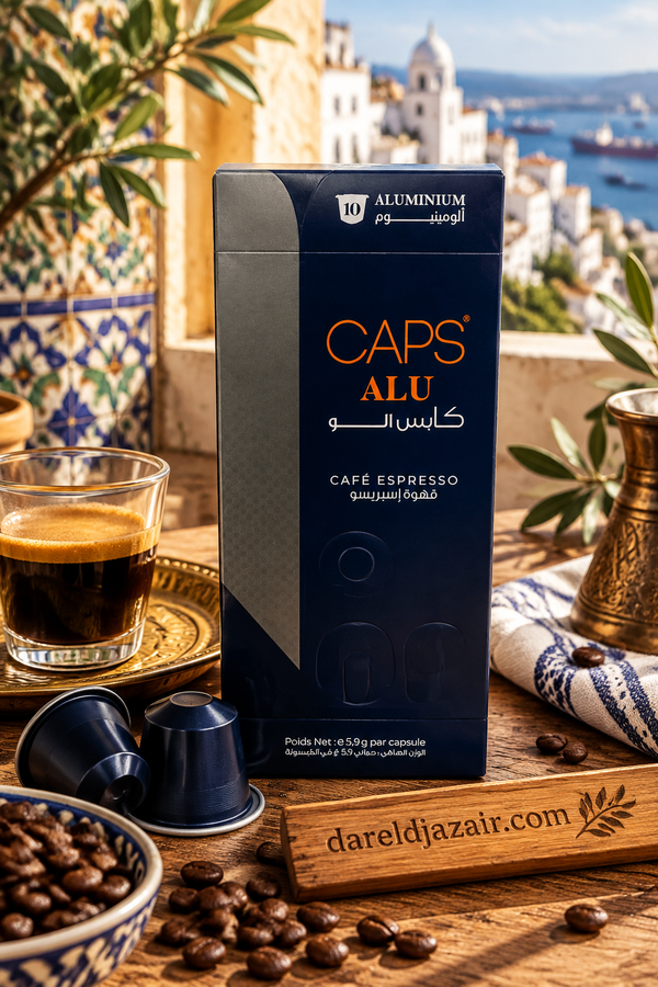 Café CAPS Alu Espresso, 10 capsules aluminium – Dar el Djazair