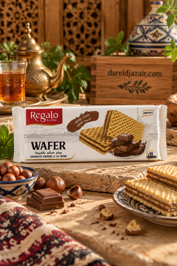 Palmary Regalo Wafer Crème Cacao, 18 gaufrettes fourrées – Dar el Djazair