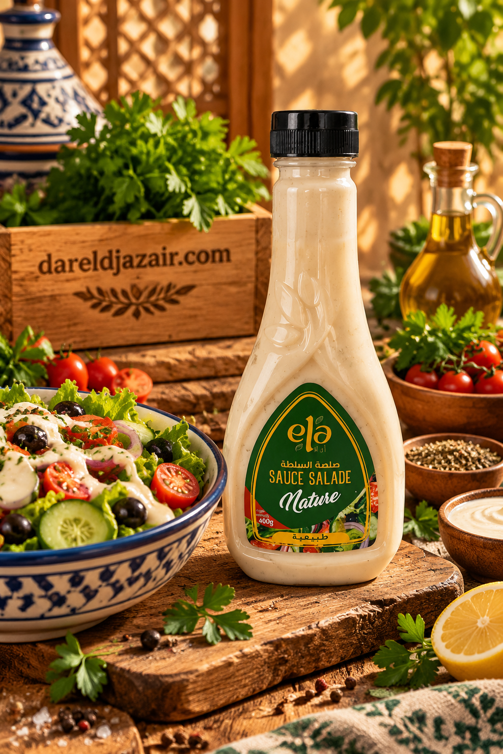 Ela plain salad dressing, 400 g – Dar el Djazair