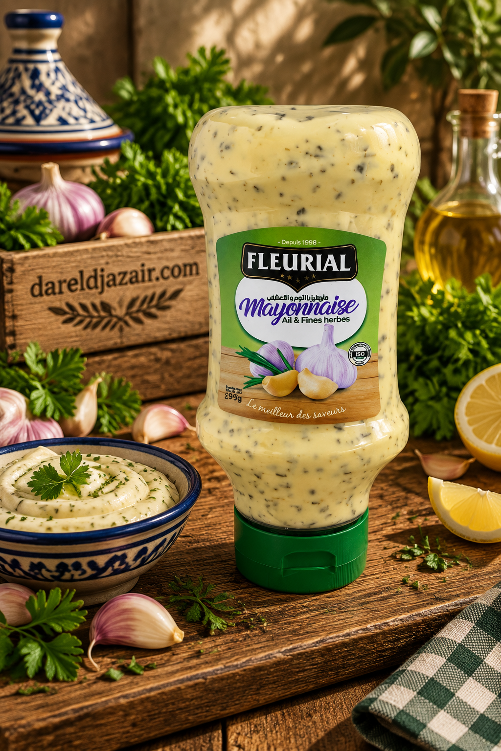 Mayonnaise Ail & Fines Herbes Fleurial – Dar el Djazair