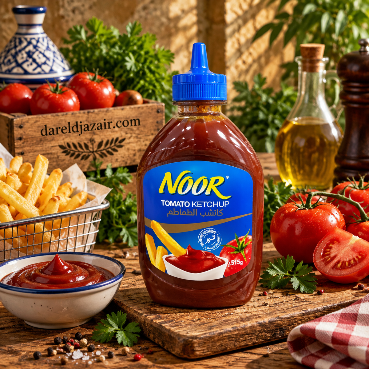 Tomato Ketchup Noor, 515 g – Dar el Djazair