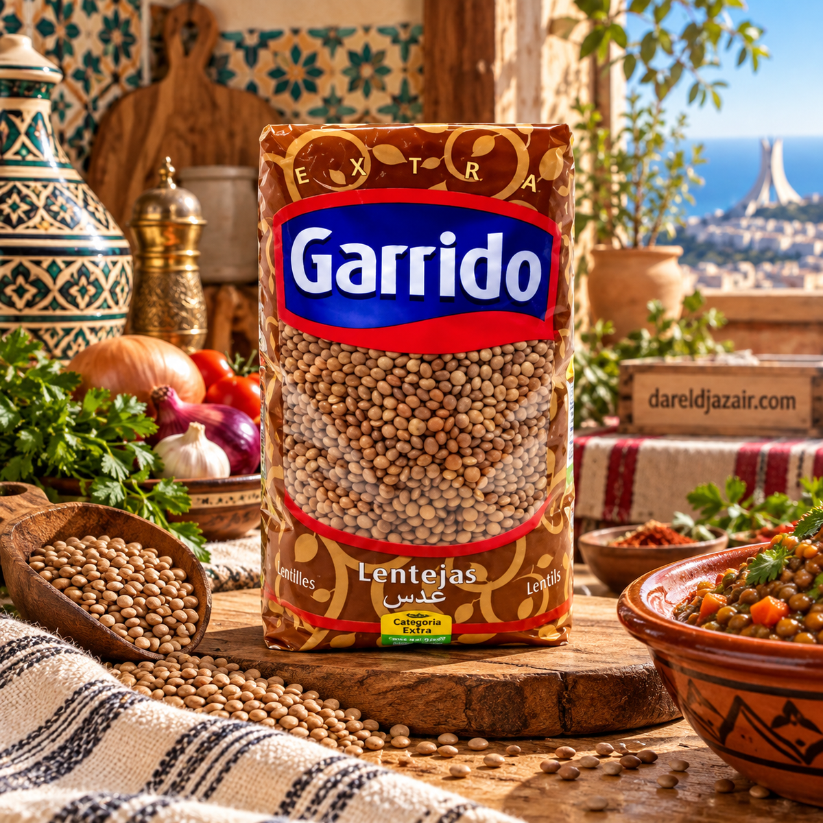 Garrido Extra Lentilles – ambiance algérienne