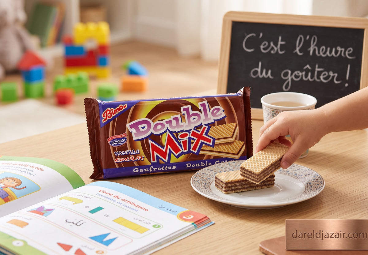 Bimo Double Mix gaufrettes vanille chocolat – Dar el Djazair