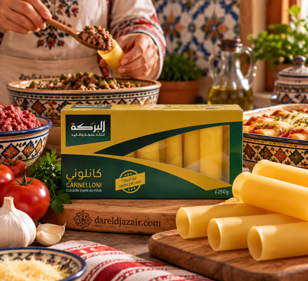 Cannelloni Baraka 250g dans une cuisine algérienne traditionnelle