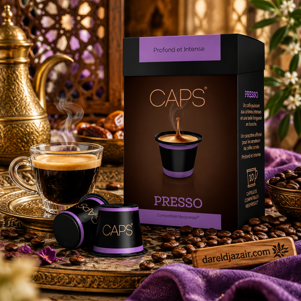 Caps Presso Café Capsules compatibles Nespresso - Dar El Djazair